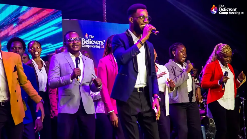 Worship moment from a previous campmeeting